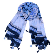 Factory price foreign trade sun protection women scarf shawl tassels